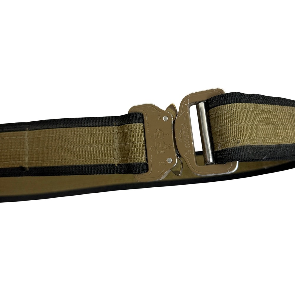 T.Rex Arms Nova Belt Mens OS Brown Cobra Buckle Tactical Nylon  1.5in Wide